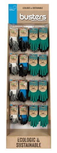 [1060314] BAMBOO PLANET GANTS DISPLAY 144 PR (1PC)