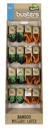 BAMBOO PRESENTOIR GANTS GARDEN 8x20 PR (1PC)