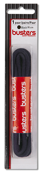 LACETS BUSTERS 90 CM NOIR (1PR)