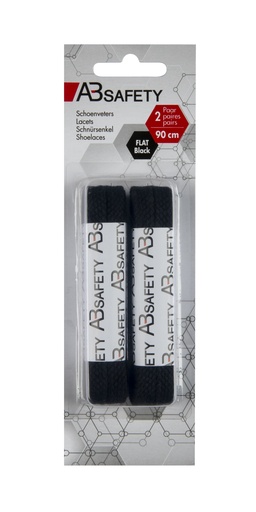[1055465] LACETS 90CM NOIR (2PAIRES) (2PR)