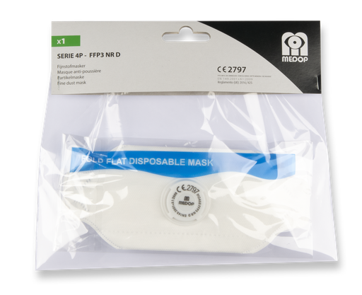 [1048852] MASQUE 4P ANTI-POUSSIERE FFP3 NR D VALV 1 PC (1PC)