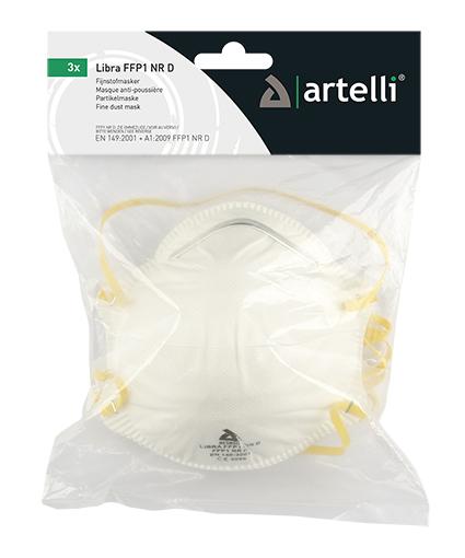[1040313] STOFMASKER LIBRA FFP1 NR D SINGLE (3ST)