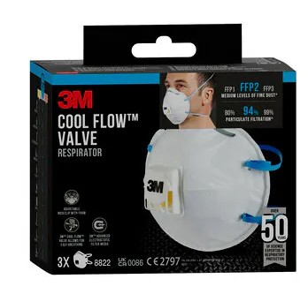 [1042875] STOFMASKER 8822 FFP2 (3ST)